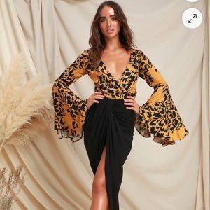 Lulus black skirt! Size small